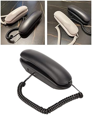 Telefone doméstico com fio, telefone com fio básico, telefones de parede, telefones fixos com botões grandes, redial,