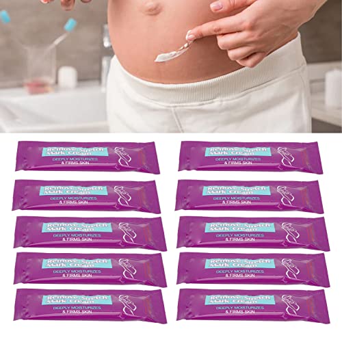 Creme de estrias, 10pcs 0,4 oz de estiramento Removedor de cicatriz Creme gravidez Reparante Reparação Estrea Prevenção Creme