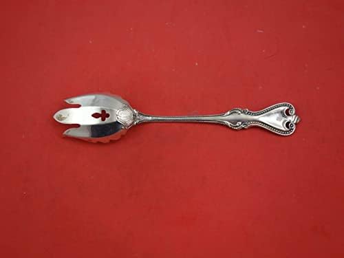 Antigo Colonial de Towle Sterling Silver Serving Fork 3-Tine Pierced Custom 8