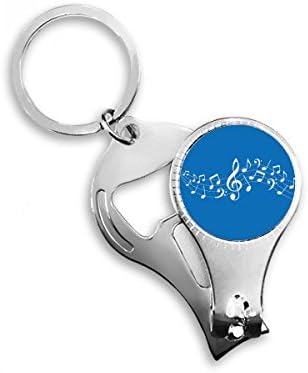Energétic 5-le Pessoal azul unhas de unhas Anel de chaves de chave de corrente de garrafa de garrafa de garrafa Clipper