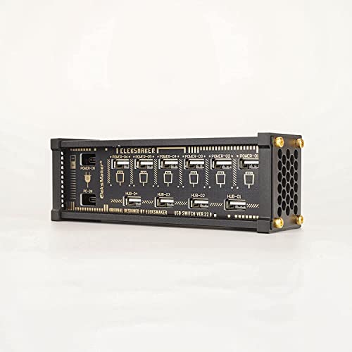 Eleksmaker USB Switch NK Series, KVM Switch, Metal Punk Switch, Presentes criativos para desktop, presentes de namorado