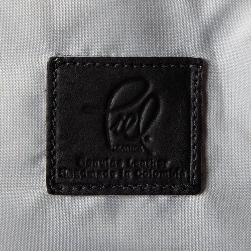 Saco de ombro de laptop de couro Piel, preto, tamanho único