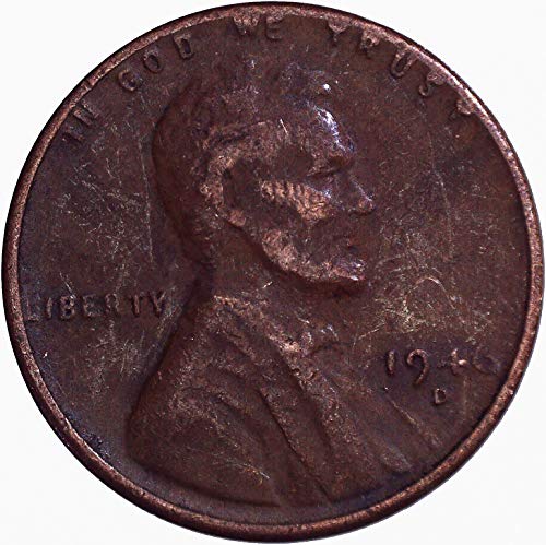 1946 D Lincoln Wheat Cent 1C muito bom