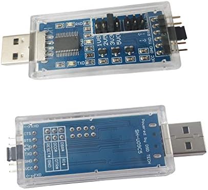 DSD TECH SH-U09C5 CABO DE CONVERTOR USB AO TTL UART com suporte de chip FTDI 5V 3.3V 2,5V 1.8V TTL