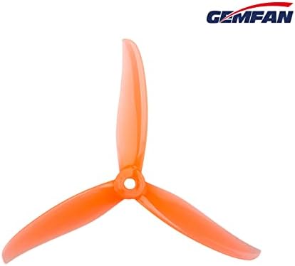 Gemfan 16pcs Velocidade máxima mais rápida mais precisão e controle em torneios 4937 FPV Freestyle Racing Propellers 4,9 polegadas