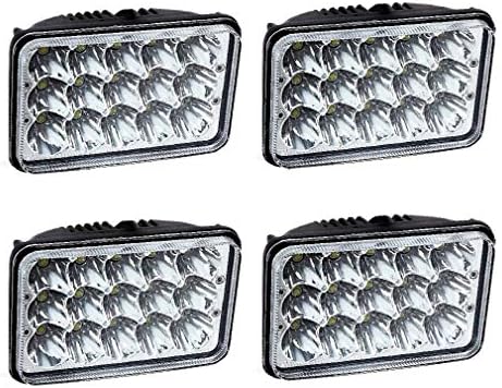 Amuniesun ponto aprova faróis de LED de 4x6 polegadas para Kenworth T800 T400 T600 W900B W900L CLASSIM 120/132, feixe de feixe