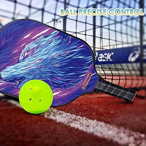 Conjunto de pickleball, piquetes de pickleball, raquetes de pickleball, kszu000111-28 bolas de pickleball de arte8, pickleball