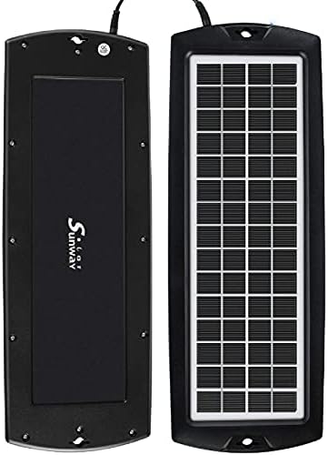 Sunway Solar Car Battery Flutue Carregador e mantenedor 5W Painel solar Power Power 12V Kit de carregador portátil à prova d'água para