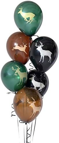 Havercamp Próximo CAMO Party Bucks Latex Balloons | 6 contagem | Ótimo para festa temática de caçadores, motivo de camuflagem,