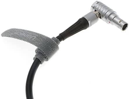 Para Anton Bauer Power Cable D-TAP para ângulo reto 2 pinos girar 180 graus para zacuto Gratical Eye Viewfinder