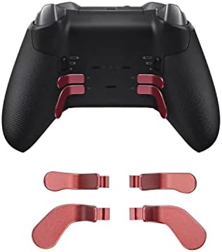 Substituição D -pads de metal, kits de botões de remos para a série de elite 2, Elite Series 1 Controller - Matte Red