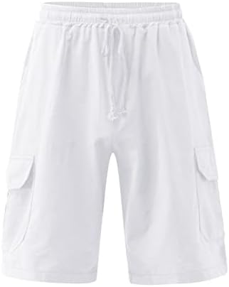 Shorts de linho masculinos de oioloy