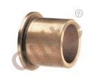 Genuine Oilite® Sintered Bronze Métrica Métrica de Flaged Rolamentos de 10 mm. ID x 13 mm. Od x 20 mm. Comprimento x 16 mm. Diâmetro