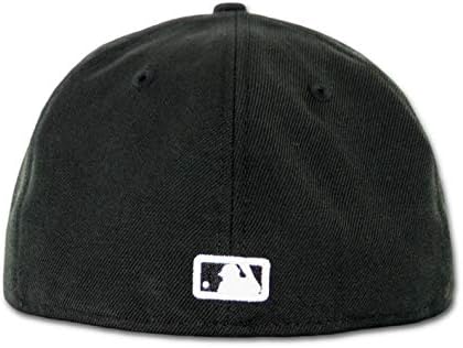 Nova era 59Fifty Hat MLB Basic New York Yankees Black/Branco Capinho de beisebol