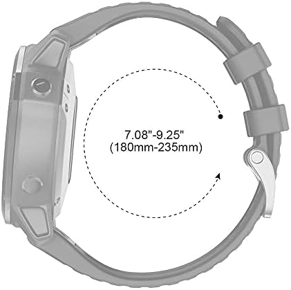 Notocidade Compatível com Fenix ​​6x Watch Band para Fenix ​​6x Pro/Fenix ​​5x/Fenix ​​5x Plus/Fenix ​​7x/Fenix ​​3/HR/Taxtix/Descent