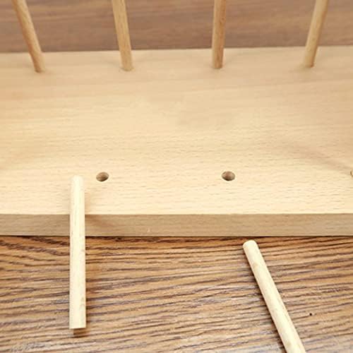 Fios giratórios de madeira Phantomsky, suporte de rosca/rack de rosca com 1 eixo vertical horizontal e 8 - para costura, acolchoado,