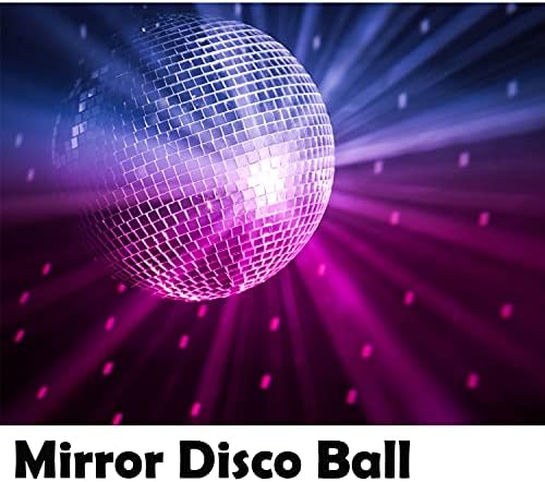 Bola de disco espelho de 10 para uma festa ou DJ Light Effect Christmas