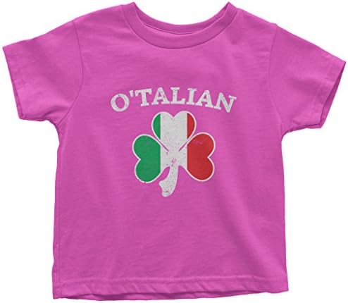 Threadrock Kids O'Talian Irish Irish Shamrock Toddler T-Shirt