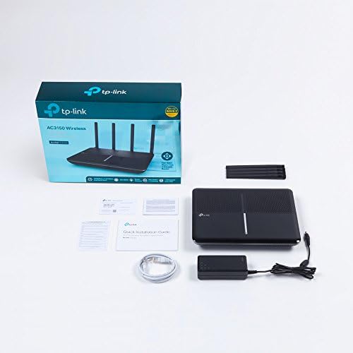 TP-Link AC3150 Wireless Mu-Mimo Gigabit Router, Archer C3150, Black