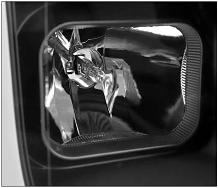 ZMAUTOPTS LED TUBO DE HALOGEN DE HALOGEN FARÇONS BLACK W/6 DRL branco compatível com 2018-2020 Ford F-150