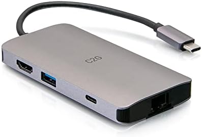 Mini Dock USB-C® 8 em 1 com HDMI®, 3x USB-A, Ethernet, SD Card Reader e USB-C Power Delivery até 100W-4K 30Hz