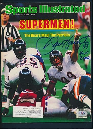 Dan Hampton Hof assinado Sports Illustrated Autograph PSA/DNA AL88959 - Revistas NFL autografadas