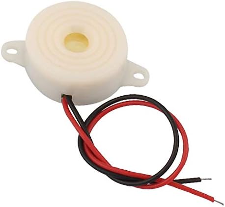 NOVO LON0167 DC3-24V 2 FIO INDUSTRIAL SOM CONTÍNO ALARMENTO DE ALARMENTO ELETRONAL BUZZER BRANCO (DC3-24 ν 2-Draht-Industriuste-Dauerton