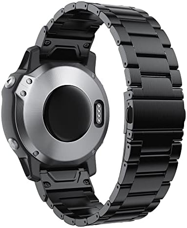 Daikmz 26 22 Relógio de 20 mm para Garmin Fenix ​​7x 7 7s 6x 6 6s Relógio Rampa de pulso de aço inoxidável para fenix