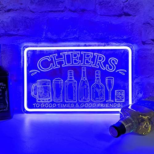 Kucade aplays néon bar sinalizando placas de bar de casas personalizadas led sinais de cerveja neon barra iluminária para