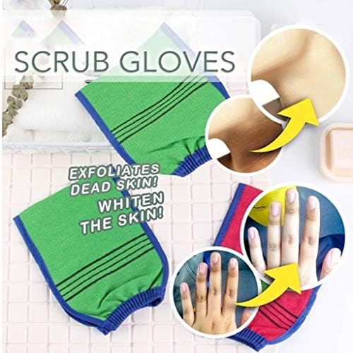 Luvas Mittens Men Bath Sponge Luvas Spa Scrub Scrub Massage Corpo Skin Esfoliando luvas de chuveiro de bucha