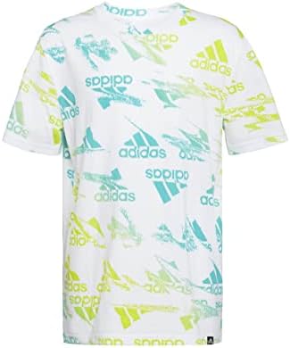 T-shirt de impressão Allover dos meninos da Adidas Boys