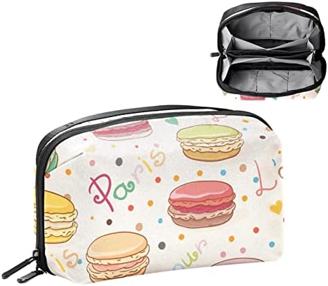 Bolsa de bolsas portáteis de organizações eletrônicas Macaron Travel Storage para discos rígidos, USB, cartão SD, carregador, banco