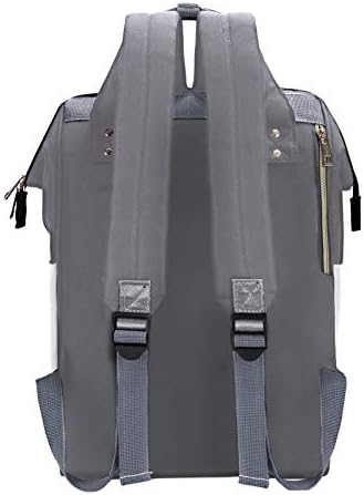 Narwhale I Love Backpack Backpack Backpack Back de Mommy Backpack de grande capacidade