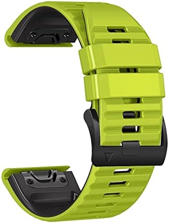 Bneguv para Garmin Fenix ​​5 Banda 22mm Largura Relógio de borracha cinta para Fenix ​​5 Plus/Fenix ​​6/Fenix ​​6 Pro/Fenix