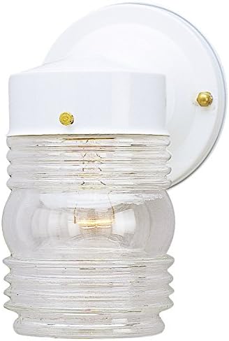 Iluminação Westinghouse 6687800 1 luz de geléia branca Jarra