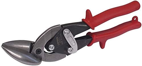 Urrea Aviation Snips - cisalhamento de corte de metal com corte direito com lâminas forjadas e serrilhadas - 303rs