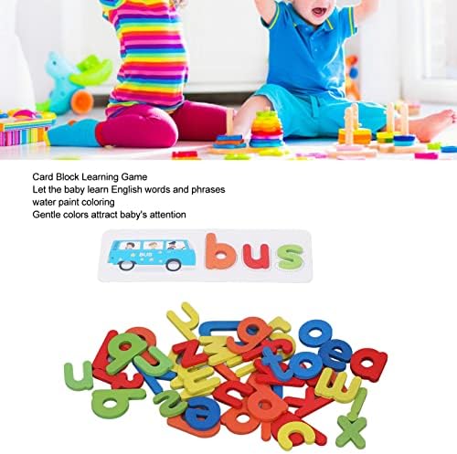 Orto de ortografia para crianças, solete o brinquedo Flash Cards Alphabet Puzzle cognitivo Word Spelling Exerche Letter Game