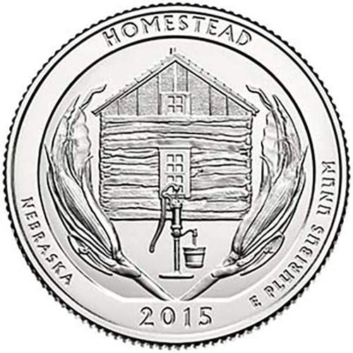 2015 D Bu Homestead Nebraska National Park NP Quarter Choice Uncirculou Us Mint