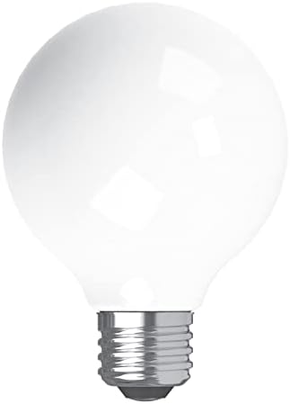 Iluminação GE Relax lâmpadas LED, 60 watts Eqv, luz HD branca macia, lâmpadas G25 Globe, Base média