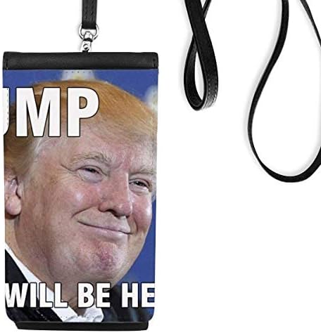 Ridiculous American Great Presidente Imagem Imagem Telefone Carteira Bolsa Móvel Polícia preta bolso preto