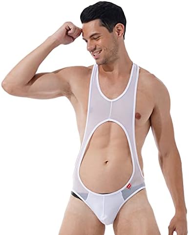 Os apoiadores atléticos de agoky masculino Bodysuit Slim fit