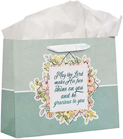 Presentes de arte cristãs Landscape Gift Bag para mulheres com Escrituras Cartão de Greeting e papel de papel conjunto: Melhor mãe