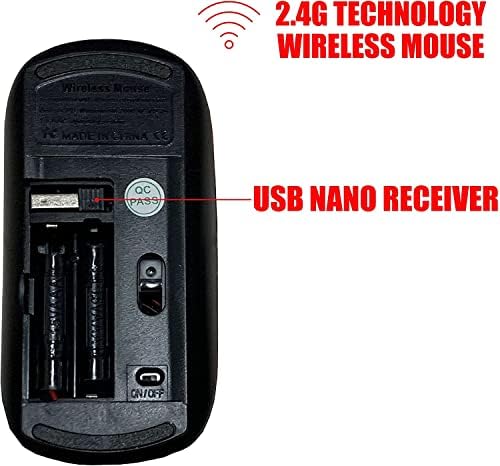 2.4g mouse sem fio com design de padrão fofo para todos os laptops e desktops com Nano Receiver - Girassol