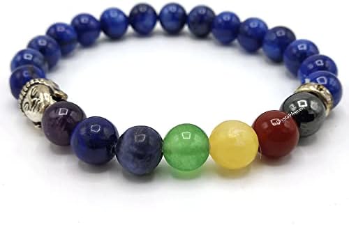 Premium Blue Kanite Chakra Buda Bracelete de cristal para homens Homens Cura natural - Pulseira de pedra de cura original de classe