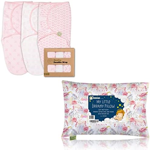 KeAbabies Organic Baby Swaddle Sacks e Pacholas de Criança com Pacote de Pounhores - Saco de Sono para Bebê Ergonômico - Crianças,