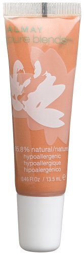 Almay Pure Blends Lipgloss, pêssego, tubos de 0,46 onças