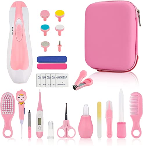 Kit de cuidados de bebê, conjunto de cuidados com segurança infantil com escova de cabelo companheiro de unha Clipper nasal