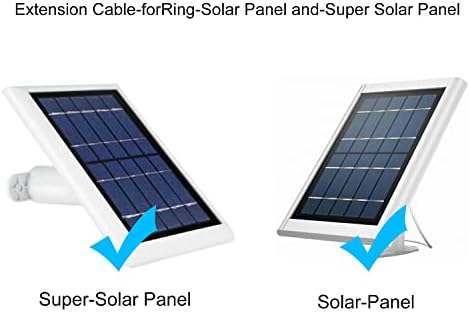 Cabo de extensão de prestação de anel para painel solar e painel super solar, cabo de extensão do adaptador CC de 3,5 mm, cabo de extensão