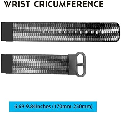 Eksil 22mm Nylon WatchBand para Garmin Fenix ​​6 6x Pro pulseira Strap Fenix ​​5 5Plus 935 S60 Quatix5 RELUMA RÁPIDO ACESSORITO