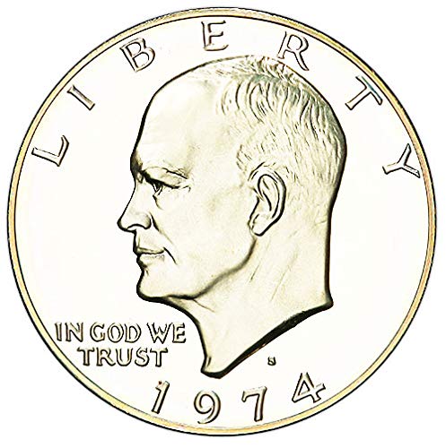 1974 Silver Proof Eisenhower Dollar Choice Uncirculou Us Mint